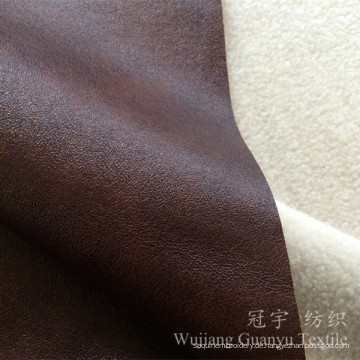 Polyester Leder Wildleder 100% Polyester Verbindung für Sofa